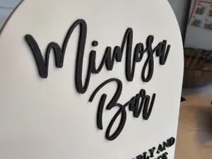 Mimosa Bar top Sign