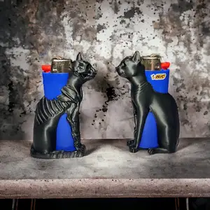 Skeleton Bastet-The Cat Goddess Bic Sleeve