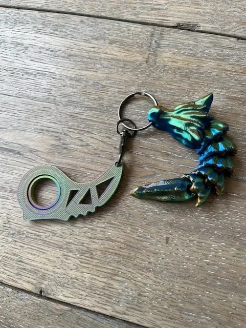 keyrambit keychain fidget spinner (print in place) — Фото 3 из 3