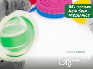 Gyro4 Columns Fidget Spinner