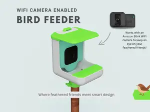 Smart Bird Feeder with Integrated Wifi Camera