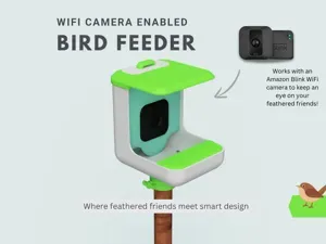 Smart Bird Feeder with Integrated Wifi Camera