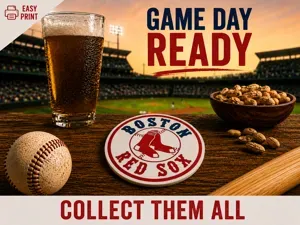 boston red sox coaster mlb