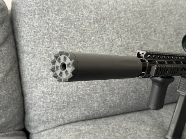 Airsoft Suppressor 10 M4/AR-15 14mm CCW — Фото 4 из 8