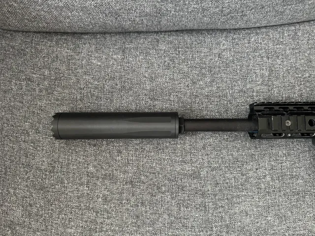 Airsoft Suppressor 10 M4/AR-15 14mm CCW — Фото 7 из 8