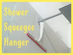 Shower squeegee hanger for IKEA LILLNAGGEN