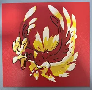 Ho-Oh legendary Pokemon - HueForge
