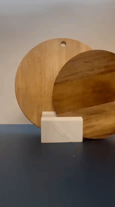 Dual-Slot Cutting Board Stand