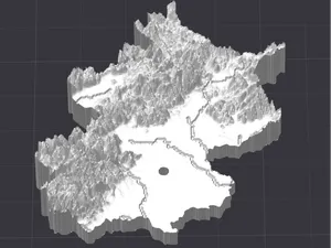 3D地形图
