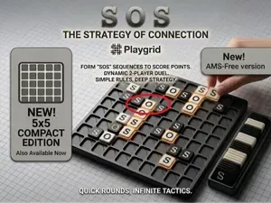 SOS Strategy Game – Tactical 2-Player -Playgrid