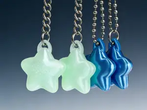 五角星挂件/星星钥匙扣（Five-pointed star keychain pendant）