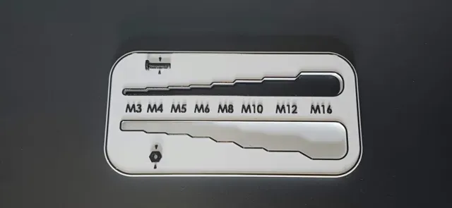 Screw & Nut Size Gauge (M3 – M16) - No AMS — Фото 2 из 4
