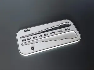 Screw & Nut Size Gauge (M3 – M16) - No AMS