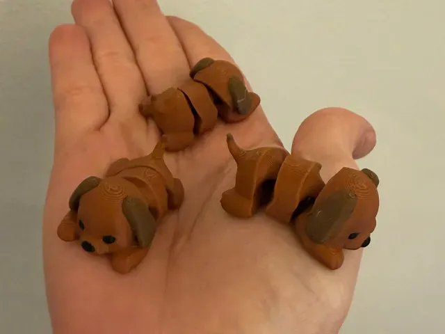 Mini Flexi Dog – Articulated Print in Place Puppy — Image 3 of 3