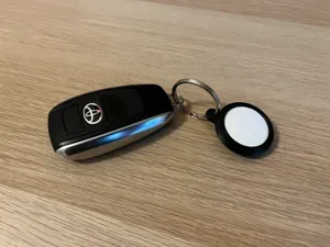 Apple AirTag keyring holder - One-piece TPU design