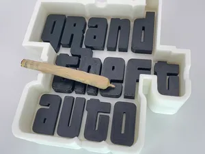 gta grand theft auto logo ashtray