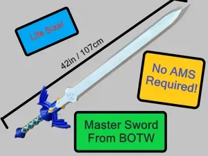 Master Sword From BOTW-Full Size