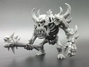 Skeletal Troll Warrior - Undead Bone Troll