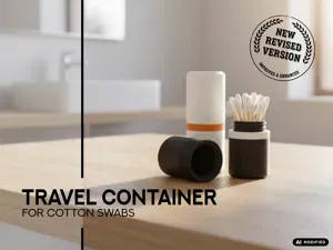 travel container - for cotton swabs