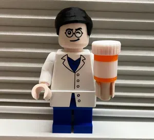 Big Brick * Pill/Medicine Bottle