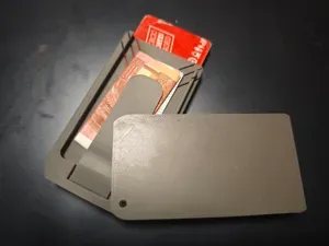 Cartera deslizante 6 tarjetas y clip de dinero