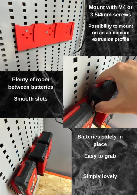 Einhell 18V Battery Holder - 1/2/3 slots — Фото 2 из 6