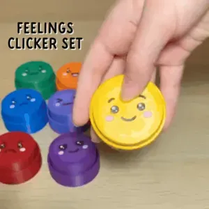 Cute Feelings Clickers Set