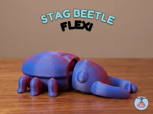 Flexi Stag Beetle | Articulated Insect Model