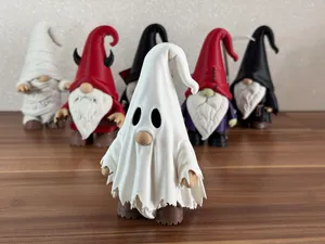 Halloween gnome, cute spooky ghost