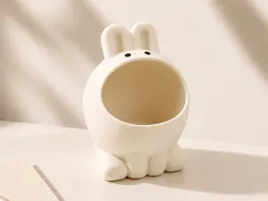 Rabbit Desktop Trash Can(Q_Craft)