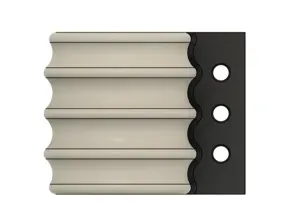 Pottery Rib Tool 019 - Wavy Cup