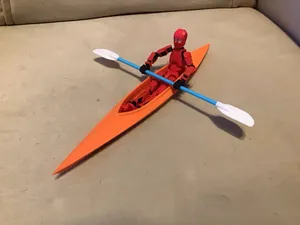 Kayak + Paddle Dummy 13 Lucky 13 Mini 13