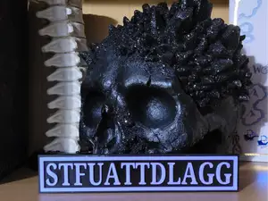 Bookshelf Sign - STFUATTDLAGG