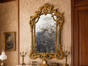Miniature Rococo Mirror Frame