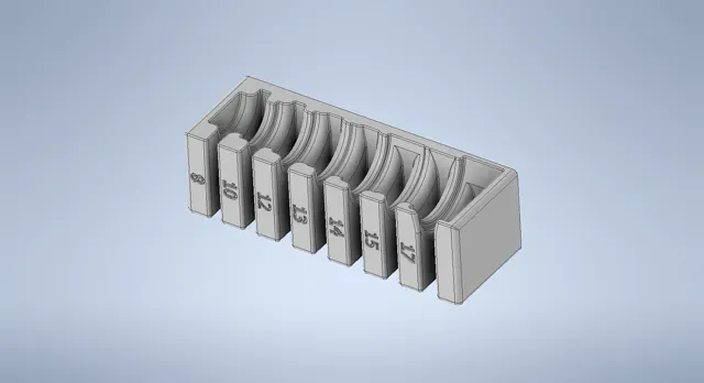 Ring - Maulschlüssel Wrench Halterung SW 8 - 17 — Image 7 of 8