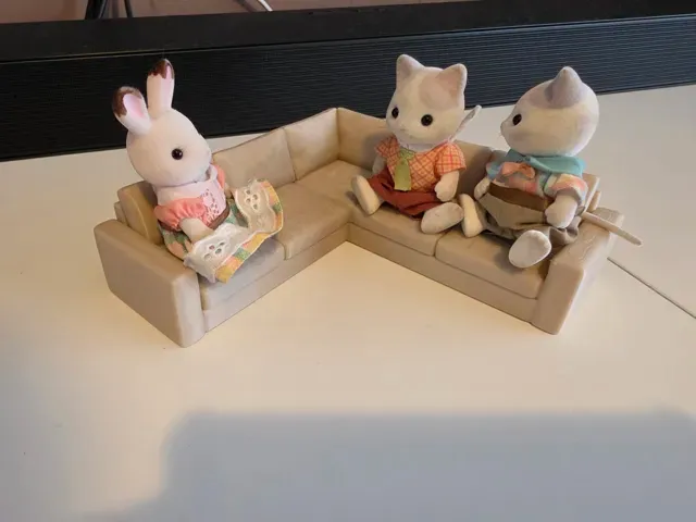 1:12 Miniature Corner Sofa for Dollhouse — Фото 7 из 15