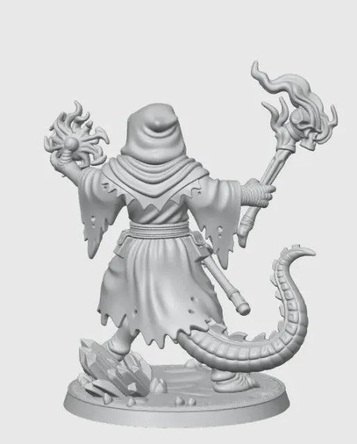 Coboldo Stregone D&D Miniature (46mm) — Фото 10 из 10
