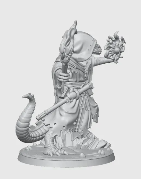 Coboldo Stregone D&D Miniature (46mm) — Фото 9 из 10