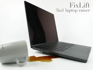 FixLift Laptop Riser: Anti-spill,Anti-slip,Mobile