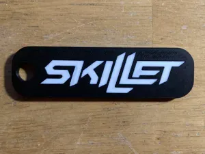 Skillet Logo Keychain