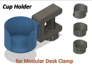 Cup Holder for Modular Desk Clamp