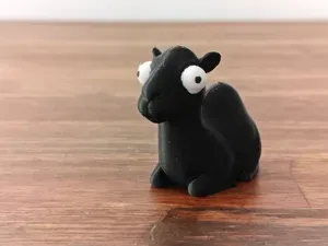 Funny Cartoon Big-Eyed Camel Figurine