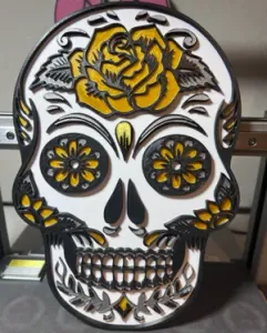 Sugar Skull Flower Eyes