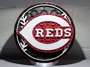 Cincinnati Reds Dimensional Mosaic
