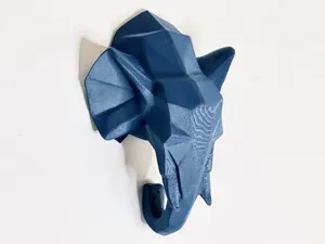 LOW POLY ELEFANT WALLART