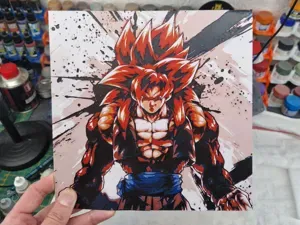 Dragon Ball GT Hueforge - Gogeta SSJ4