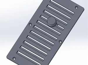 John Deere Recirculation Air Grille Inlet AL114101