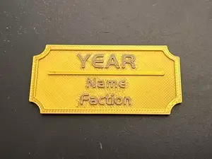 Trophy Plaque