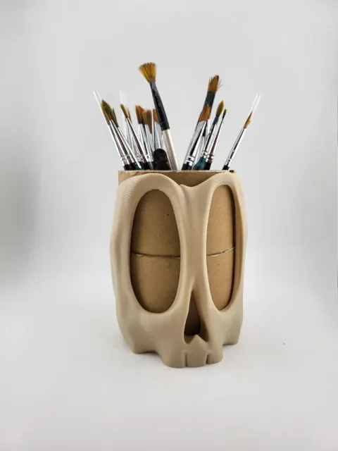 Spools recycling pen brush tool holder Cardboard — Image 2 of 5