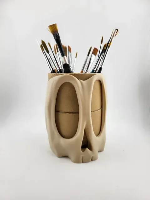 Spools recycling pen brush tool holder Cardboard — Image 4 of 5